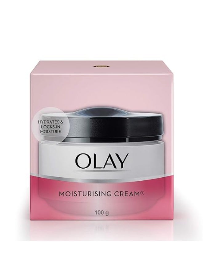 Olay Moisturising Cream, 100g & Olay Night Cream Natural Aura Nourishing Repair Cream,50g - Image 4